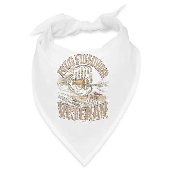 Schlosser Schlüsseldienst Plug Follower Veteran - Bandana - Weiß - Vorne