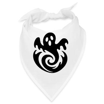 Halloween Geist - Bandana - Weiß - Vorne