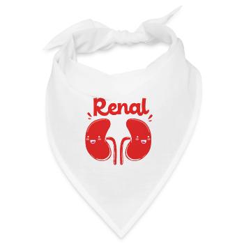 Dialyse-Techniker - Bandana - Weiß - Vorne