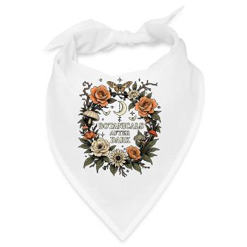Botanicals After Dark Gothische Kräuter - Bandana - Weiß - Vorne