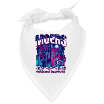Moers German Retro Urban Culture City Pop - Bandana - Weiß - Vorne