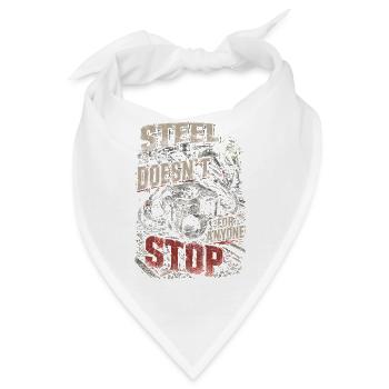 Zugschaffner Zugführer Lokführer Schaffner - Bandana - Weiß - Vorne