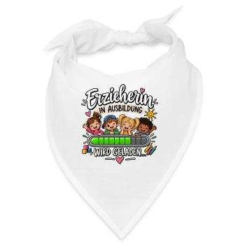 Erzieherin in Ausbildung - Bandana - Weiß - Vorne