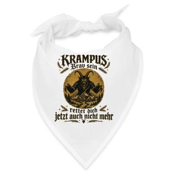 Krampus Maske | Krampus Kostüm Germanische Krampl - Bandana - Weiß - Vorne