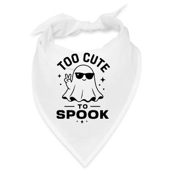 Too Cute To Spook - Bandana - Weiß - Vorne