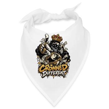 Gekrönt Anders Streetstyle - Bandana - Weiß - Vorne