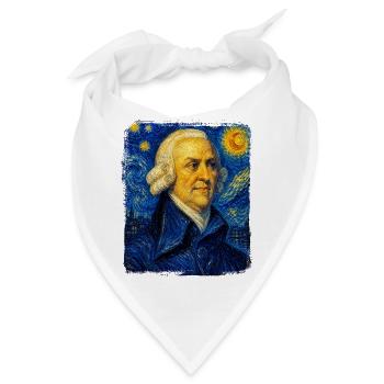Adam Smith Sternennächte - Bandana - Weiß - Vorne