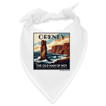 Orkney Old Man Hoy Klippenlandschaft - Bandana - Weiß - Vorne