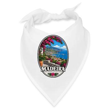 Madeira Portugal Insel Urlaub Atlantik - Bandana - Weiß - Vorne