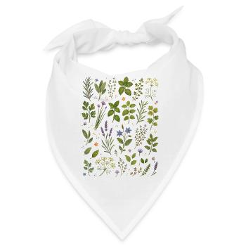 Küchenkräuter | Kräuter & Garten - Bandana - Weiß - Vorne