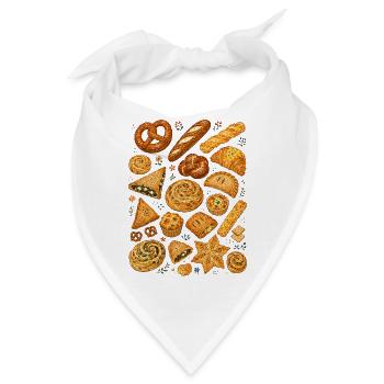 Herzhaftes Gebäck | Backen & Bäckerei - Bandana - Weiß - Vorne