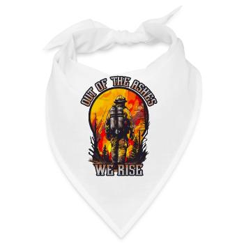 Wildland Feuerwehr Held der Waldbrandbekämpfung - Bandana - Weiß - Vorne