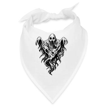 Düsterer Geist - Bandana - Weiß - Vorne