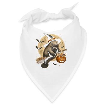 Seekuh-Hexe Halloween Seekuh - Bandana - Weiß - Vorne