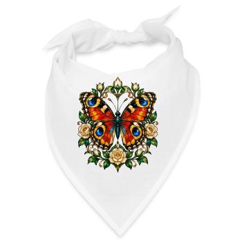 Schmetterlinge Schöner Schmetterling - Bandana - Weiß - Vorne