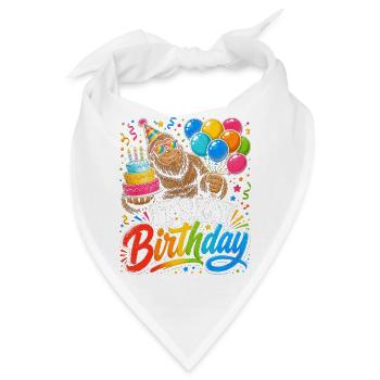 Bigfoot Geburtstag Fiesta - Bandana - Weiß - Vorne