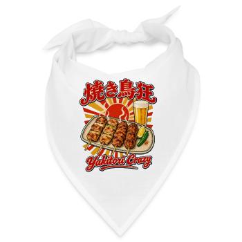 Yakitori Crazy - Bandana - Weiß - Vorne