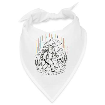 Sasquatch Regenschirm-Wanderung - Bandana - Weiß - Vorne
