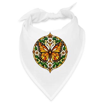 Schmetterlinge Schöner Schmetterling - Bandana - Weiß - Vorne
