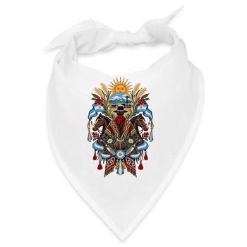 Argentinien | Gaucho, Pampa & Mate - Bandana - Weiß - Vorne