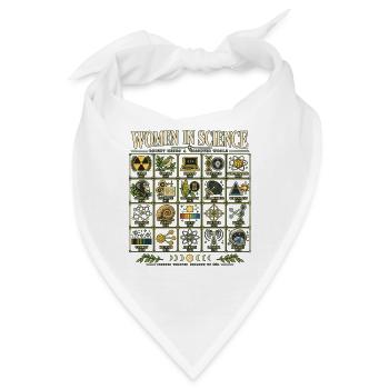 Frauen in der Wissenschaft - Bandana - Weiß - Vorne