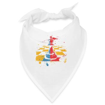 Schachfigur - Bandana - Weiß - Vorne
