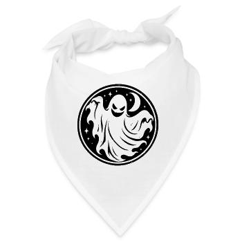 Halloween Geist - Bandana - Weiß - Vorne