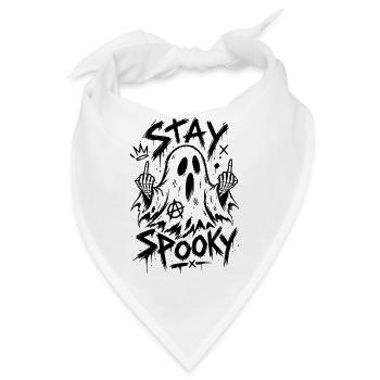 Stay Spooky Geist - Bandana - Weiß - Vorne