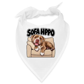 Bully Sofa Hippo - Bandana - Weiß - Vorne