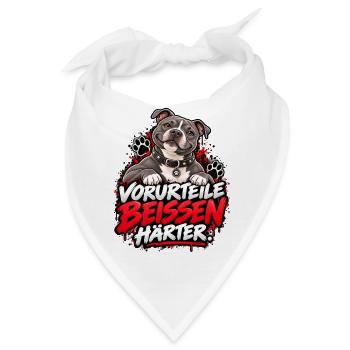 Vorurteile Beissen Härter  - Bandana - Weiß - Vorne