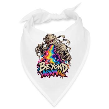 Beyond Normal: Mumie im Regenbogenrausch - Bandana - Weiß - Vorne