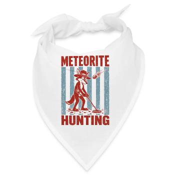  Meteoritenjagd Coyote Metalldetektion Retro - Bandana - Weiß - Vorne