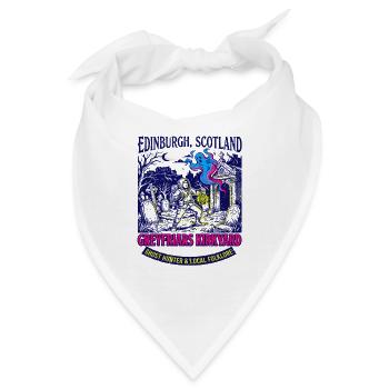 Scotland Edinburgh Ghost Hunter Greyfriars - Bandana - Weiß - Vorne