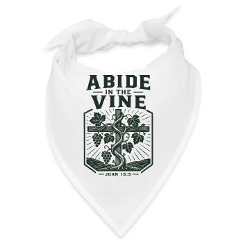 Bleib in der Ranke - Bandana - Weiß - Vorne