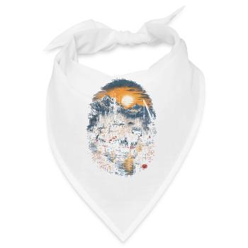 Alaska Königskrabben - Bandana - Weiß - Vorne