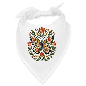 Schmetterlinge Schöner Schmetterling - Bandana - Weiß - Vorne