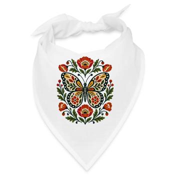 Schmetterlinge Schöner Schmetterling - Bandana - Weiß - Vorne