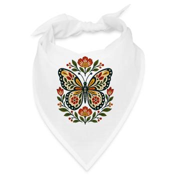 Schmetterlinge Schöner Schmetterling - Bandana - Weiß - Vorne