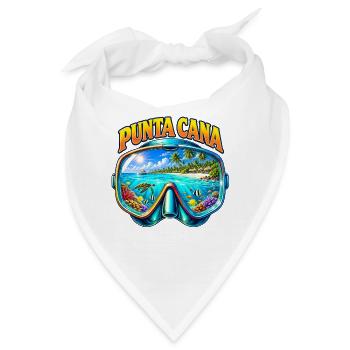 Punta Cana Tauchen Schnorcheln Karibik Urlaub - Bandana - Weiß - Vorne