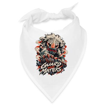Wächter Monster Was Zählt - Bandana - Weiß - Vorne