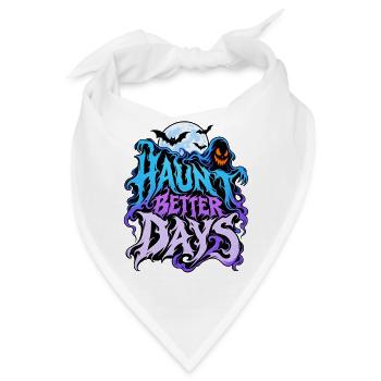 Haunt Better Days - Bandana - Weiß - Vorne