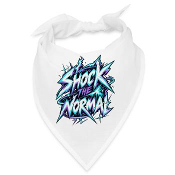 Shock the Normal Neon Graffiti - Bandana - Weiß - Vorne