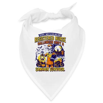 Derry Registered Nurse Halloween Shift Samhain - Bandana - Weiß - Vorne