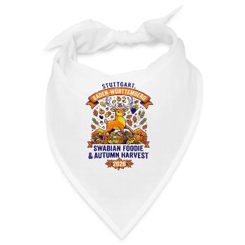 Stuttgart Baden Wurttemberg Autumn Harvest Foodie - Bandana - Weiß - Vorne