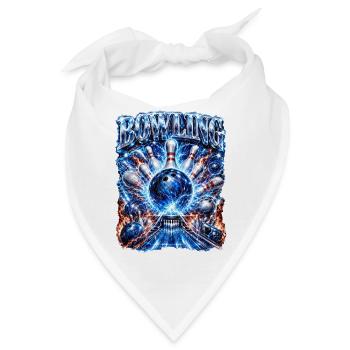 Blitz Bowling Energie - Bandana - Weiß - Vorne