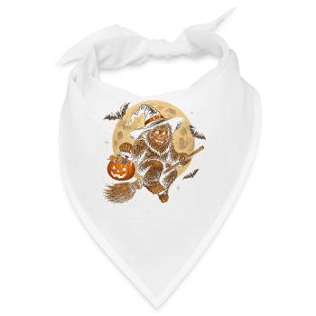 Bigfoot Hexe Halloween Bigfoot - Bandana - Weiß - Vorne