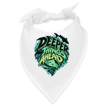 Tiefer Ozean Vorwärts - Bandana - Weiß - Vorne