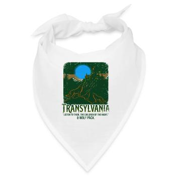 Transylvania Children Of The Night Wolves - Bandana - Weiß - Vorne