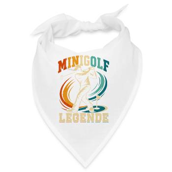 MINIGOLF LEGENDE - Bandana - Weiß - Vorne
