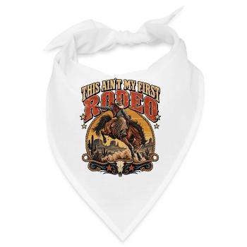 Das ist nicht mein erstes Rodeo - Bandana - Weiß - Vorne